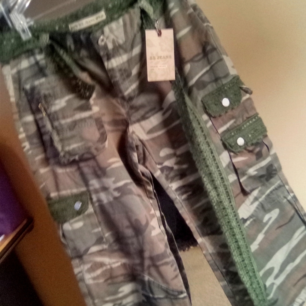 B.B. Jean Military Capris